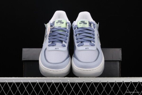 NIKE Air Force 1 ShAdidasow light weight heightened low-top 100-board shoes CK6561-001 - Image 12