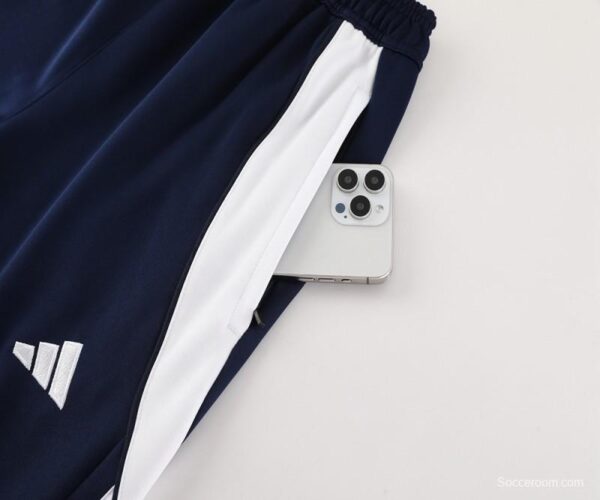 2024 Adidas Blue Half Zipper Jacket+Pants - Image 4