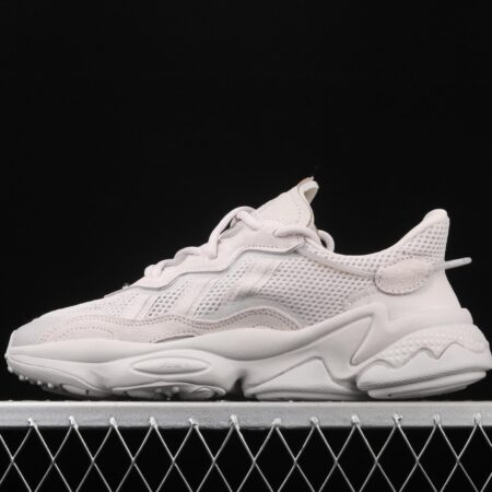 Adidas Originals Ozweego W FY2023 Darth clover retro 3M reflective breathable running shoes