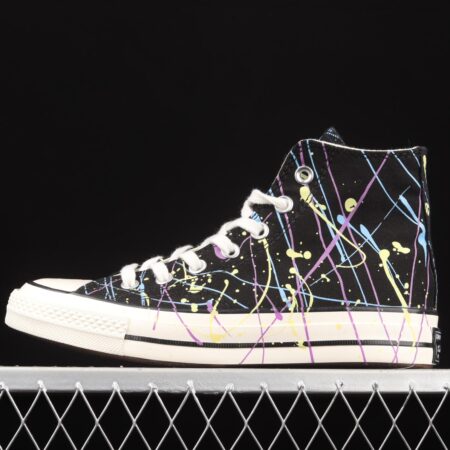 Converse Chuck 70s watercolor splash ink Chinese style high-top leisure board shoes 170801C