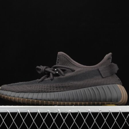 Adidas Yeezy Boost 350V2 Cinder FY2903 Darth Coconut 350 second generation hollowed-out side transparent rubber black angel color