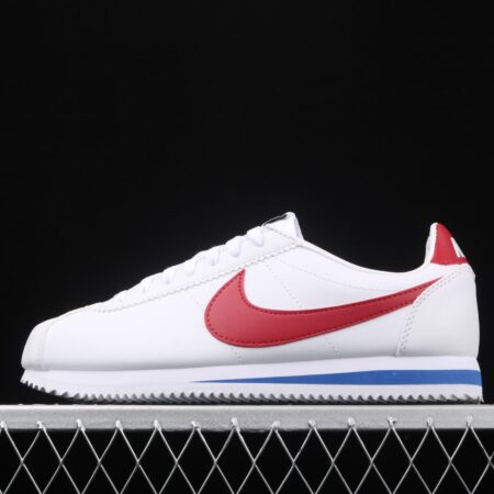 NIKE Roshe QS Agan evergreen classic white-and-red leather soft foam shoes 807471-103