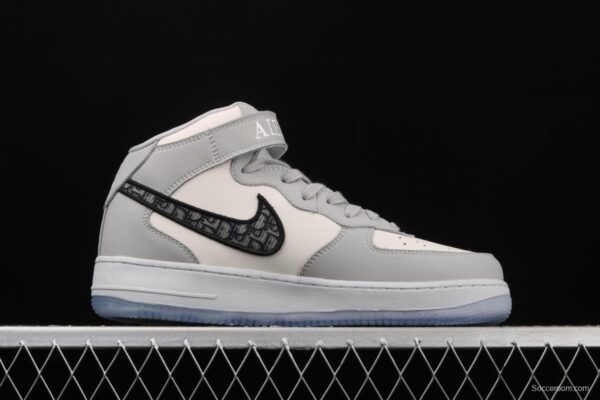 NIKE Air Force 1 MID overseas restricted Dior medium-top casual board shoes CT1266-700 - Image 16