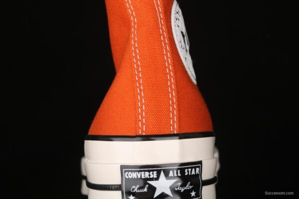 Converse Chuck 70s spring new color bonfire orange matching high-top casual board shoes 171475C - Image 7