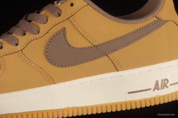 NIKE Air Force 1o07 Low wheat low-top casual board shoes 309652-721 - Image 7