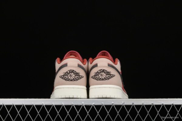Air Jordan 1 Low pink purple splicing DC0774-602 - Image 13