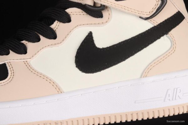 NIKE Air Force 11407Mid milk brown medium-top casual board shoes HD2523-156 - Image 7