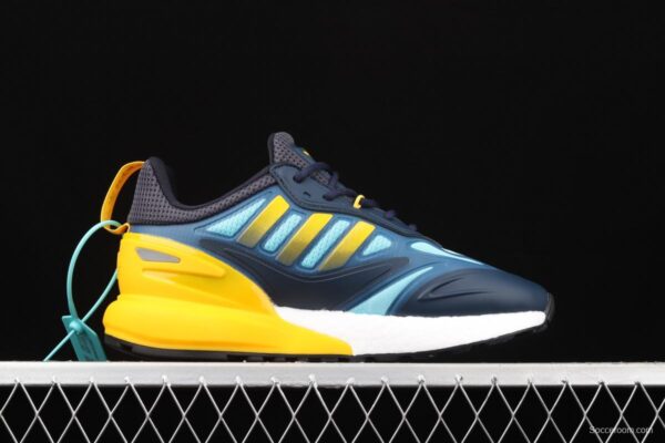 Adidas ZX 2K Boost 2.0 GZ7501 2021 Summer New Clover Popcorn vintage running shoes - Image 16