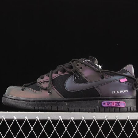 OFF-White x NIKE DUNK Low OW SB buckle rebound fashion casual board shoes DM1602-001
