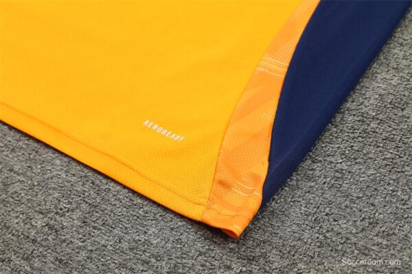 24/25 Juventus Orange/Navy Short Sleeve Jersey+Shorts - Image 4