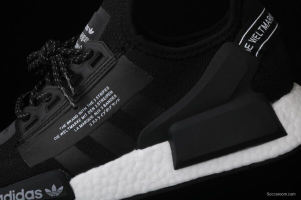 Adidas NMD R1 Boost V2 FV9025 second generation elastic knitted surface popcorn running shoes - Image 6