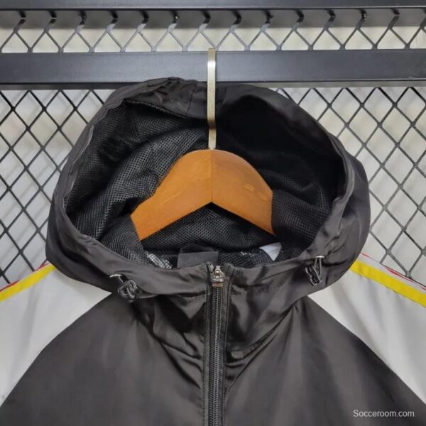 24/25 Manchester United Black/White Windbreaker - Image 5