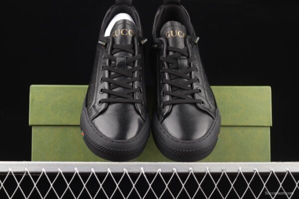 Gucci Screener GG High-Top Sneaker double G embossed leisure shoes series leisure board shoes 02JPO68302 - Image 13