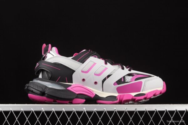 Balenciaga Track 4.04th generation LED trend 3M reflective running shoes W3NB25032 - Image 14