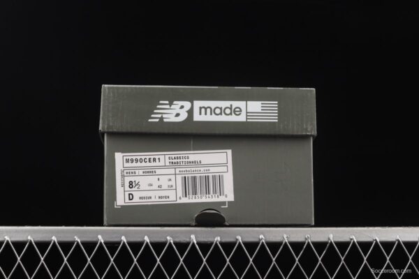 New Balance NB990 series of high-end American retro leisure running shoes M990CER1 - Image 11