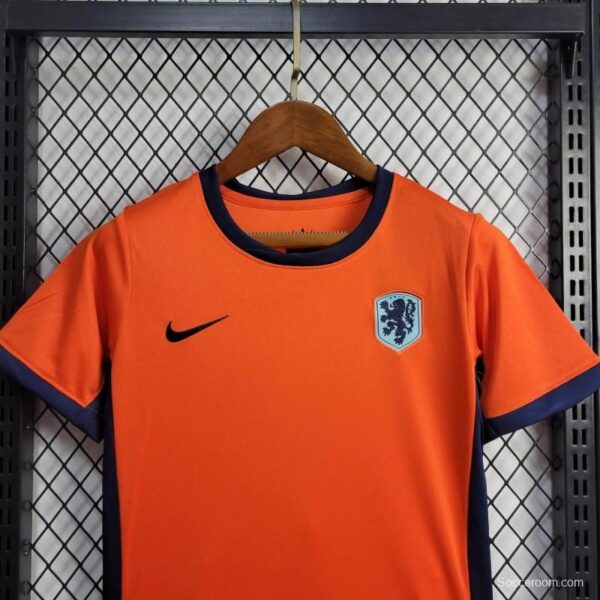 2024 KIDS Netherlands Home Jersey - Image 3