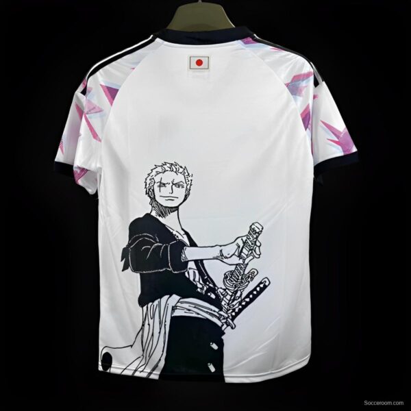 2022 Japan Away White Otaku Zoro Roronoa Jersey - Image 2