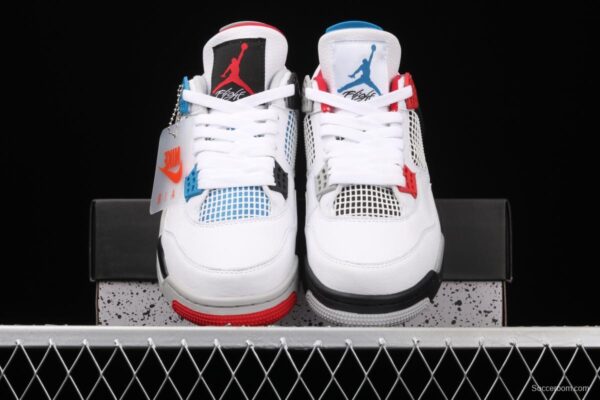 Air Jordan 4 Tattoo What The mandarin duck white cement basketball shoes CI1184-146 - Image 12