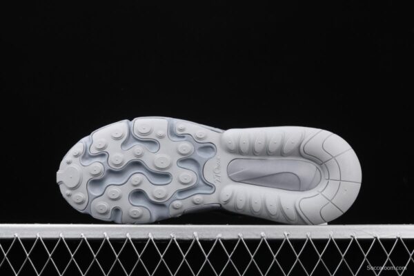 NIKE Max 270React Just Do It mixed technology half palm air cushion running shoes CT2203-002 - Image 14