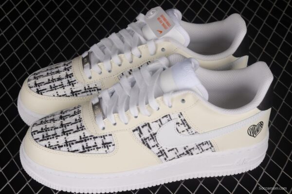 NIKE Air Force 1'07 Low Beige Small Fragrance Low Casual Sneakers DD8959-100 - Image 10