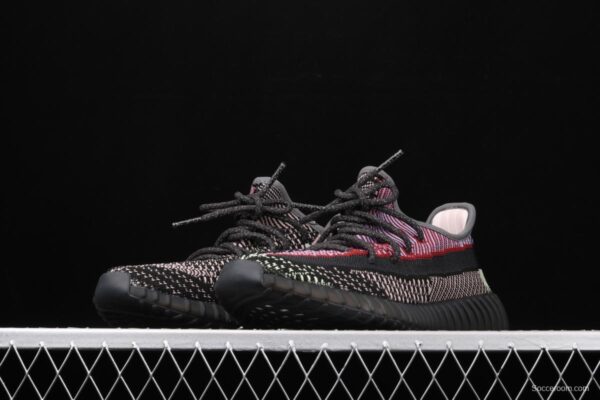 Adidas Yeezy Boost 350V2 Yecheil FW5190 Darth Coconut 350 second generation hollowed-out splicing colorful angel color - Image 15
