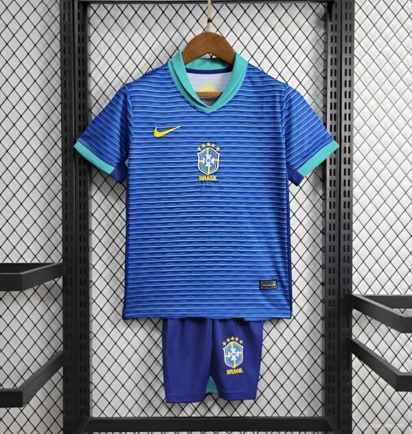 24/25 Kids Brazil Away Jersey - Image 11