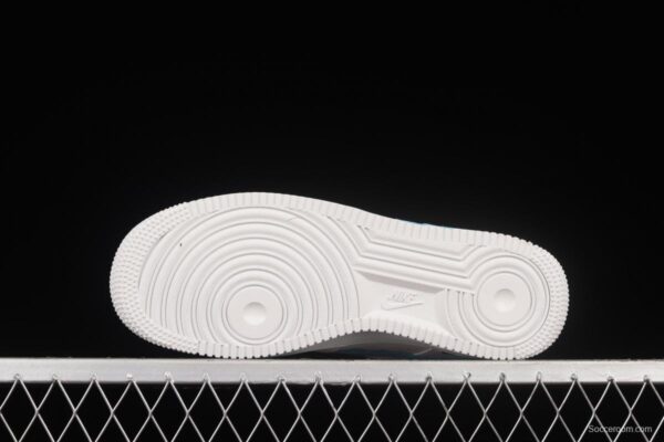 NIKE Air Force 1'07 Low Cow Pattern Low Top Casual Sneakers DD8959-100 - Image 14