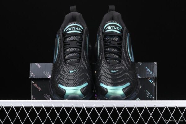 NIKE Air Max 720 Black/Blue/wave point full palm air cushion running shoes AO2924-003 - Image 10