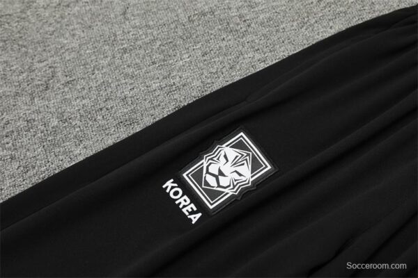 2024 South Korea Grey Half Zipper Jacket+Long Pants - Image 6