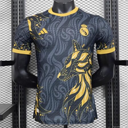 Player Version 24/25 Real Madrid Black/Golden Special Jersey