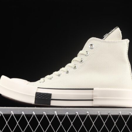 Rick Owens Drkshdw x Converse Turbodrk Hi square head co-named high-top canvas shoes 172346C