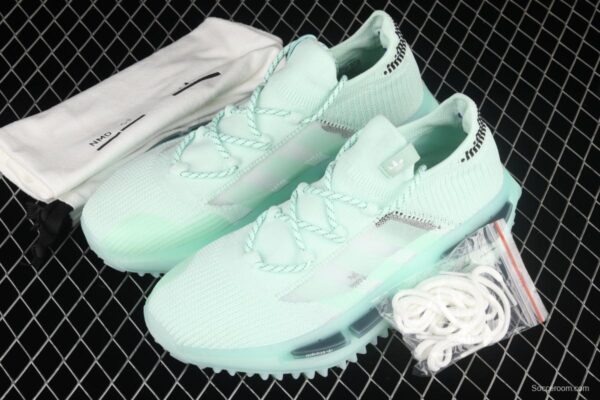 Adidas NMD shoes 1 Edition Cloud White running shoes G09374 socks cover type sports casual running shoes - Image 10