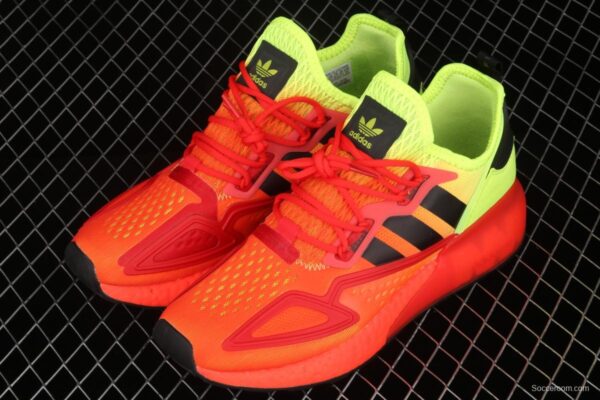 Adidas ZX 2K Boost FW0482 2020 summer new clover popcorn vintage running shoes - Image 11