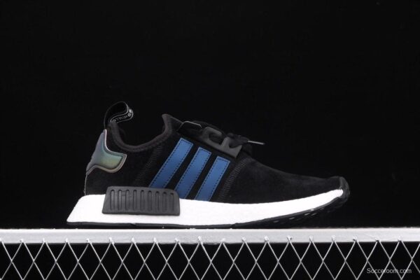 Adidas NMD_R1 F97579 pig leather black and white running shoes - Image 9