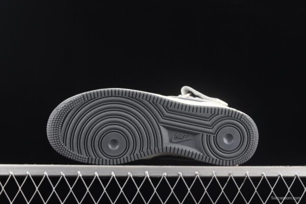 NIKE Air Force 1 Mid'07 Rice White Grey medium-top casual board shoes LZ6819-609 - Image 14