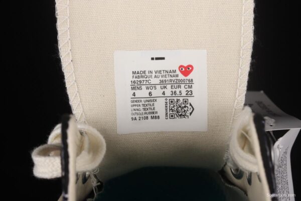 Converse Chuck Taylor 70s Hi/OX 18SS Sichuan Kubaoling heavyweight co-name low upper board shoes 162977C - Image 5