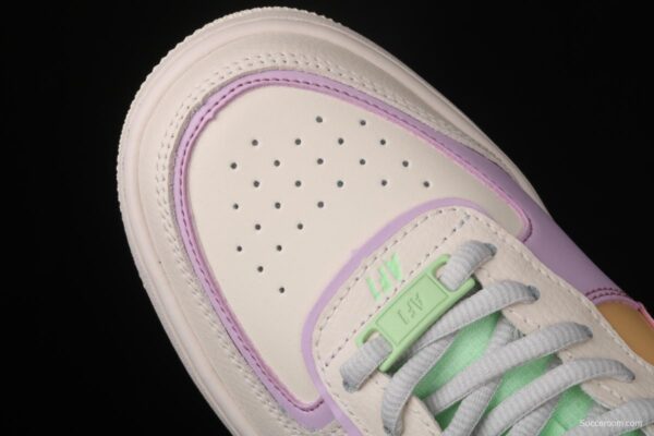NIKE Air Force 1 ShAdidasow Tropical Twist light weight heighten low-top board shoes CI0919-101, - Image 7