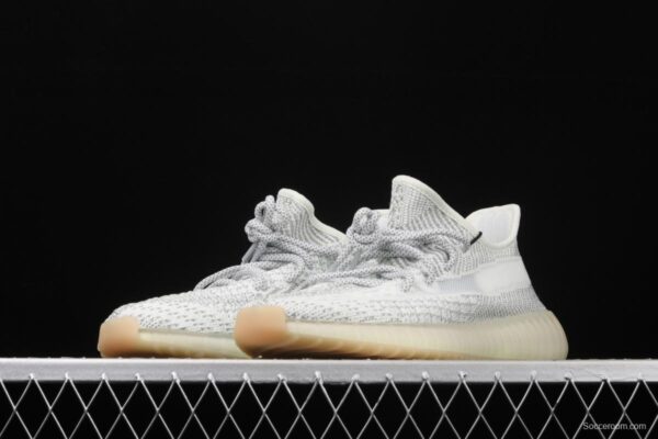 Adidasidas Yeezy Boost 350 V2 Tailgate FX4349 Darth Coconut 350 second generation hollowed-out Asian gray star color BASF popcorn - Image 16