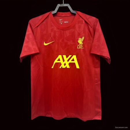 24/25 Liverpool Red Training Pre-match Jersey