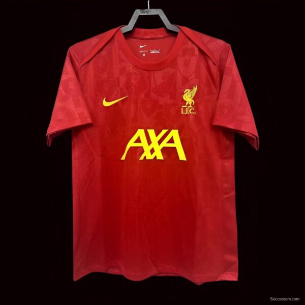 24/25 Liverpool Red Training Pre-match Jersey