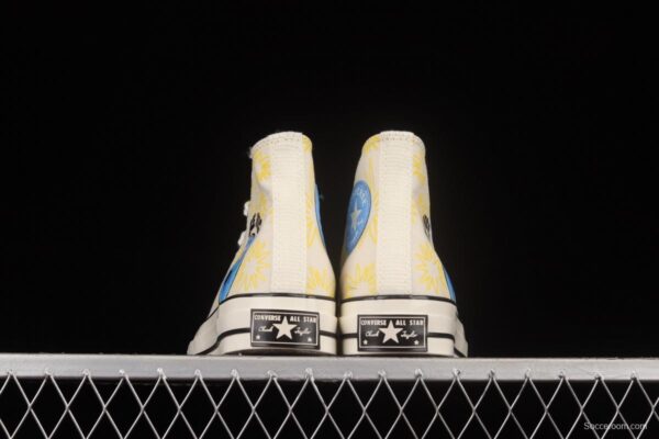Converse ChuNIKE Taylor spring 2022 new earth graffiti hit high-top casual board shoes 172863C - Image 14