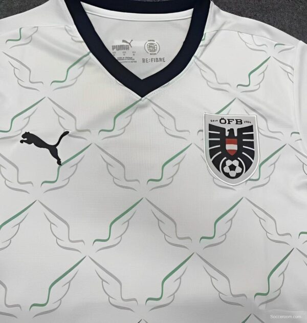 2024 Austria Away White Jersey - Image 3
