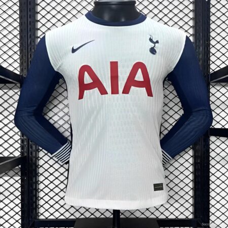 Player Version 24/25 Tottenham Hotspur Home Long Sleeve Jersey