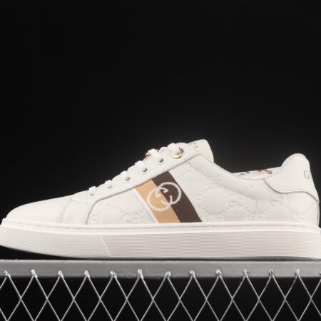 Gucci Screener GG High-Top Sneaker double G embossed leisure shoes series leisure board shoes 02JPO68305
