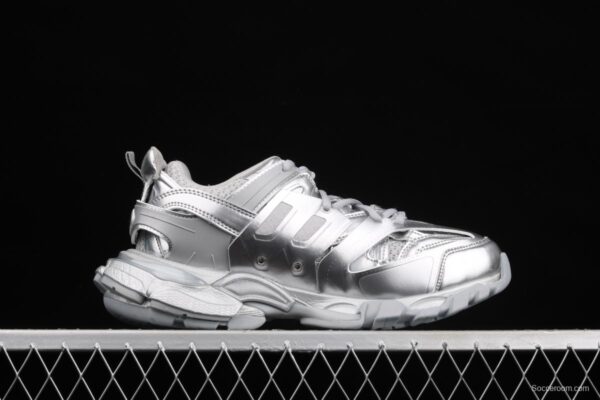 Balenciaga Sneaker Tess s.Gomma Res BI ALV/TIS EFF NUBUK/TIS E 2020 latest color matching trend running shoes W2FS38100 - Image 16