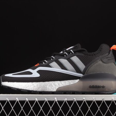 Nasa x Adidas ZX 2K Boost FY5724 joint clover popcorn vintage running shoes