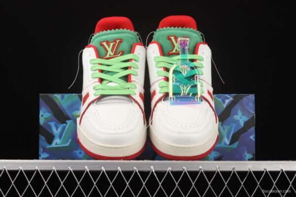 Authentic LV 2021s LV Trainer is limited to the latest color matching in autumn - Image 12