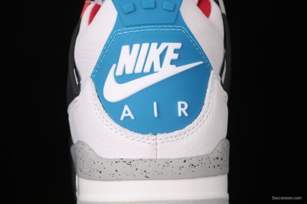 Air Jordan 4 Tattoo What The mandarin duck white cement basketball shoes CI1184-146 - Image 6