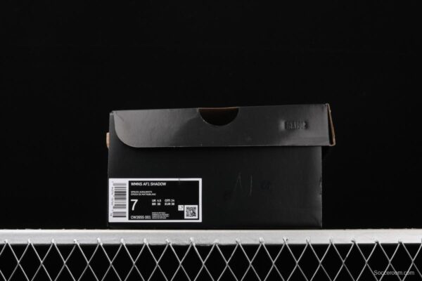 NIKE Air Force 1 ShAdidasow light weight heightened low-top 100-board shoes CW2655-001 - Image 10