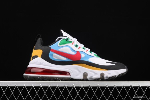 NIKE Air Max 270React new high-frequency mesh hollowing out function half-palm air cushion running shoes DA2610-161, - Image 15